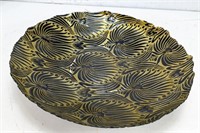 Vintage Black & Gold Turkey Decorative Plate