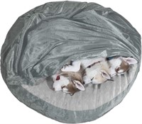 Hooded Dog Bed