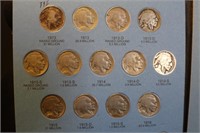 Buffalo Nickel Collection Excellent