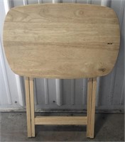(T) 
Single Wooden TV Tray 
Approx 23x29”