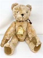 Hermann Teddy Bear with Certificate, 15"x11"
