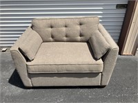 Upholstered Love Seat/Chair and a Half