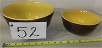 Hall Pottery Mixing Bowls