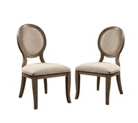 1 LOT 2-LINON HOME DECOR PAIGE ROUND BACK CHAIR