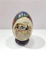 Japanese Decorative Ceramic Egg