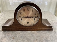 Enfield Oak Mantle Clock w/ Key - England