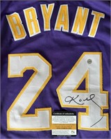 Kobe Bryant Autographed Signed Jersey COA