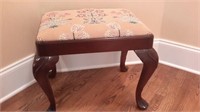 Tapestry  Covered Stool