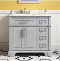 Melpark 36 in. Freestanding Single Sink Vanity