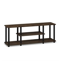 E8743 Turn-N-Tube TV Stand for TV up to 50",Walnut