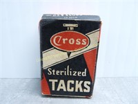 Cross Sterilized Tacks Vintage Box