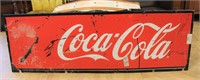 72in metal Coca Cola adv sign