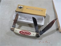 NEW ROUGH RIDER 3 BLADE COAL MINING POCKET KNIFE