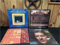 (4) Jerry Lee Lewis Vinyl Albums