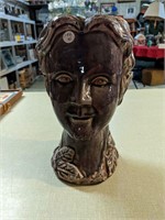 Ceramic Planter - Plant Head