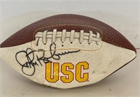 Orig. Autographed John Robinson USC Mini Football