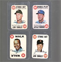 Lot of 4 Topps Game Cards
