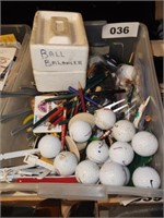 GOLF BALLS- PENCILS- TEE'S- BALL BALANCER