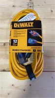 DeWalt 25’ 12Ga Extension Cord