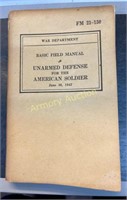 FM 21-150 BASIC FIELD MANUAL ARMED DEFENSE