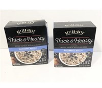 2 pk Better Oats Thick & Hearty Blueberry muffin