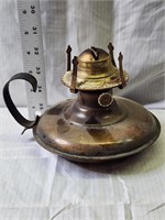 Vintage Metal Oil Lamp