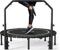 BCAN Mini Trampoline  48IN Black T-handle