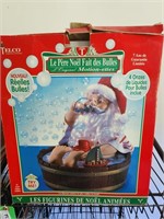 Vintage Telco Bubble Blowing Santa