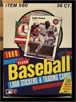 1988 Fleer Baseball Wax Box