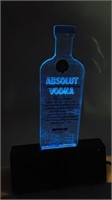 Light Up Absolut Vodka Bar Top Sign