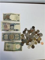 Bulk Old Foreign Coins and Currency