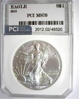 2016 Silver Eagle PCI MS-70