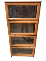 PRESS WOOD MODERN 4 DOOR BOOKCASE