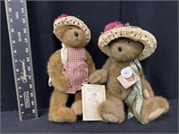 Pair of Boyd's Bears Stuffed Animals