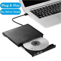 One Size  External CD DVD Drive with USB 3.0 Type-