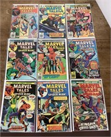 9 Comic book lot