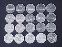 20 - CANADIAN SILVER DOLLARS