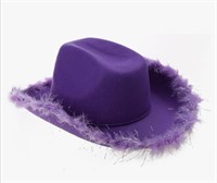 New Feather Cowgirl Hat Cowboy Hat Fedora Western
