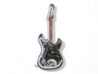 Light up Neon Skull Guitar Wall Clock