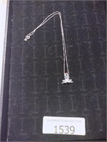 925 Silver Frog Necklace