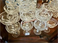 Champagne Glasses - Appears to be 15 (dining