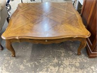 Coffee Table with Four Pull Out Surfaces