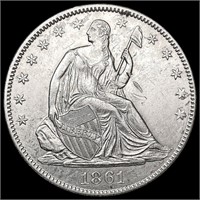 1861-O Seated Liberty Half Dollar CLOSELY