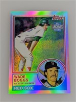1983 Topps Archives Wade Boggs Refractor #498