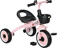 Qaba Kids Tricycle for Toddlers Age 2-5, Pink