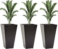 $123  Outsunny 3 Tall Planters, 28 Brown