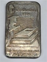 Graduation 1984 1 OZT Silver .999+  Fine