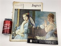 2 livres de peintres, Ingres et Manet