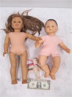 2 Pleasant Co. American Girl Dolls - As Shown