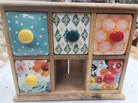 Spice Tea Box Rack